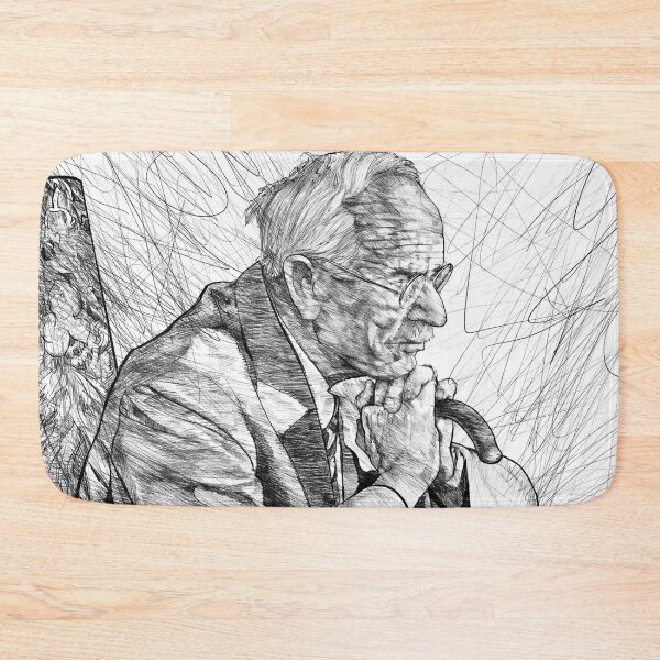 Item preview, CARL JUNG black and white pencil portrait designed and sold by lautir.