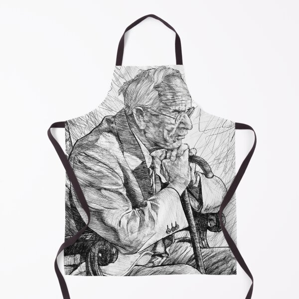 Item preview, CARL JUNG black and white pencil portrait designed and sold by lautir.