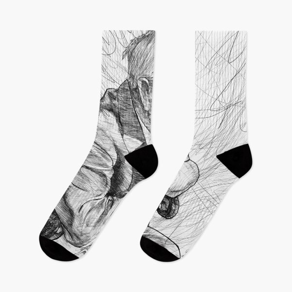 Item preview, CARL JUNG black and white pencil portrait designed and sold by lautir.