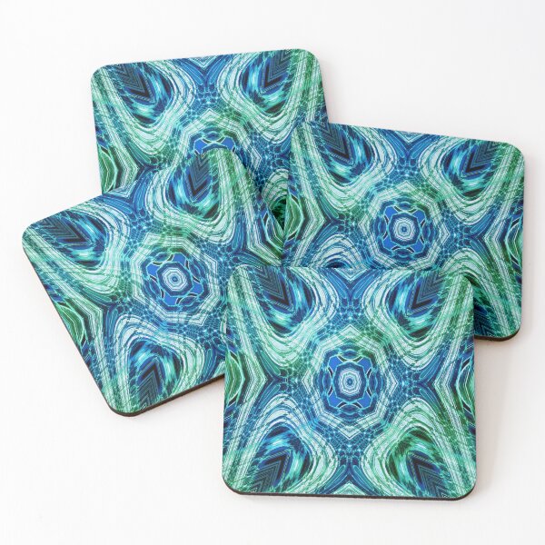 Aperçu de l'œuvre Design de mode bleu et vert créée et vendue par Lynn  Marie Sharp.