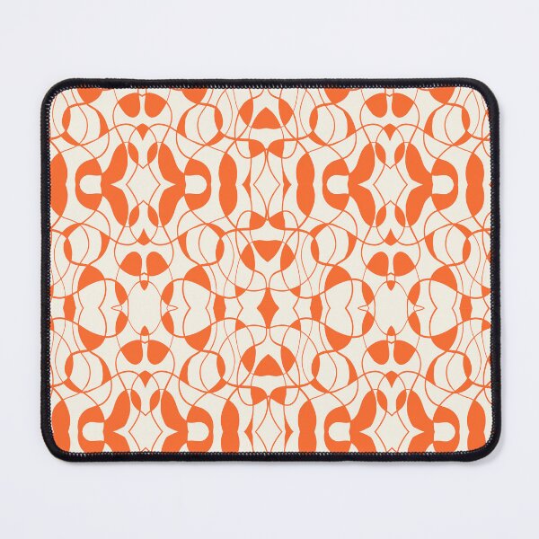 Item preview, Grungey Lace - Abstract Motif - Orange and White  designed and sold by Huge Potato.