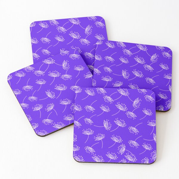 Item preview, Dandelions on purple background designed and sold by Tervezek.