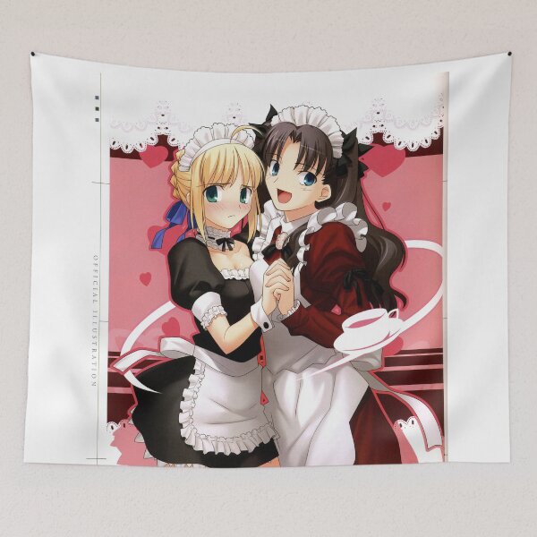 Item preview, Saber and Rin Maid Fate Stay Night designed and sold by Kita Gates.