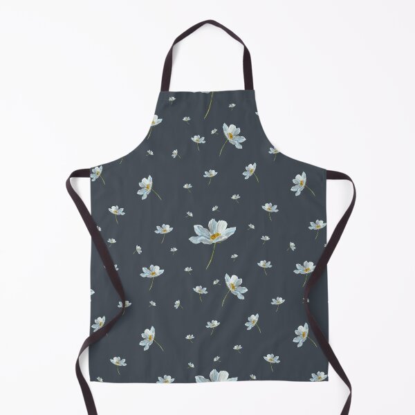 Item preview, Camomile daisy pattern a watercolor pattern grey designed and sold by Yana Mustafina | Boho Soulful Designs.