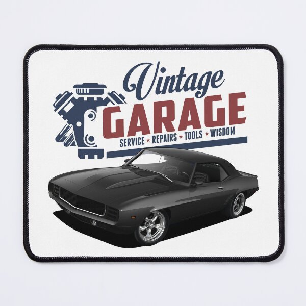 Item preview, Vintage Garage Black Camaro designed and sold by Yourauto.