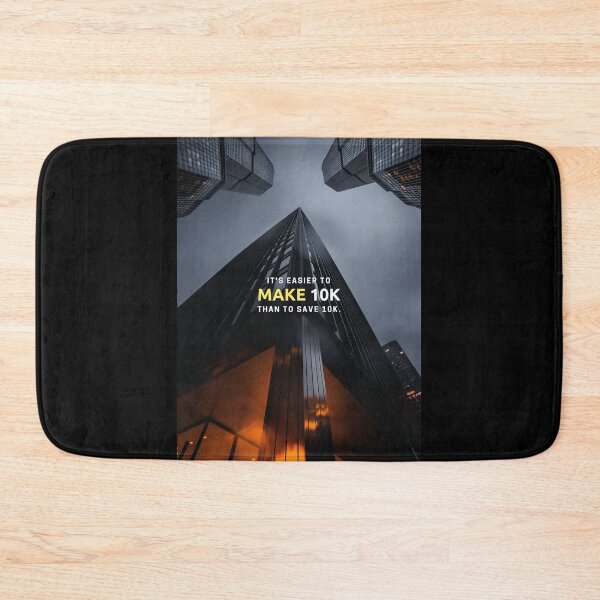 Item preview, Motivational Quote - Making 10k vs Saving 10k designed and sold by hiunlimit.