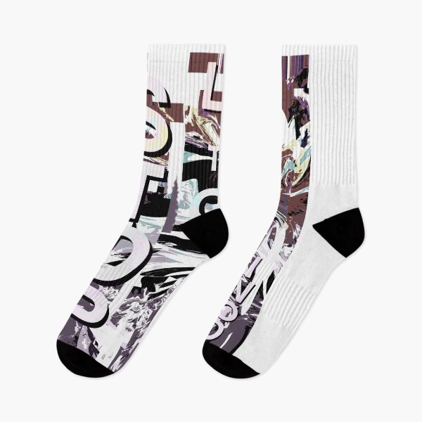 Item preview, Stop go up down Abstract modern glitch artwork  designed and sold by TipTopTapo.