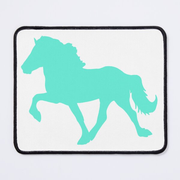 Item preview, Icelandic horse Mint green silhouette designed and sold by Eymirart.