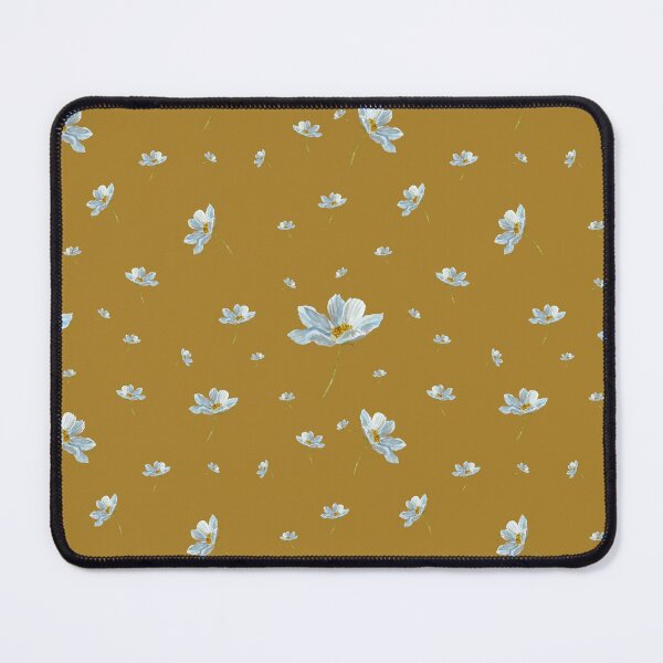 Item preview, Camomile daisy pattern a watercolor pattern yellow designed and sold by Yana Mustafina | Boho Soulful Designs.