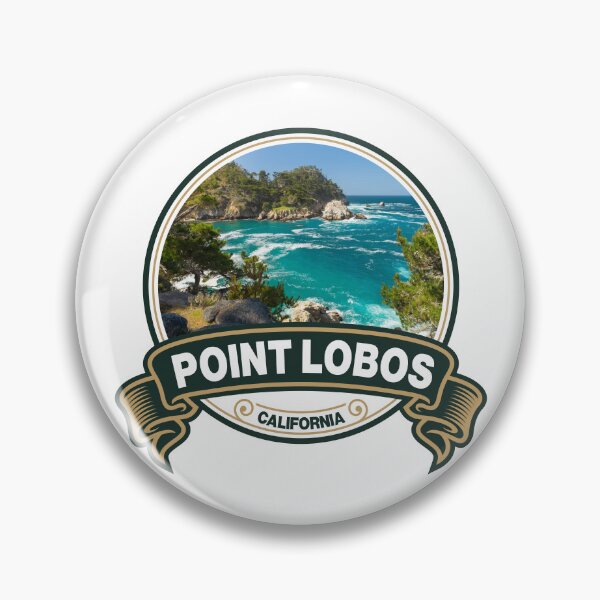 Item preview, Point Lobos California Travel Badge designed and sold by KrisSidDesigns.