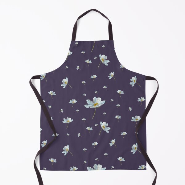 Item preview, Camomile daisy pattern a watercolor pattern violet designed and sold by Yana Mustafina | Boho Soulful Designs.