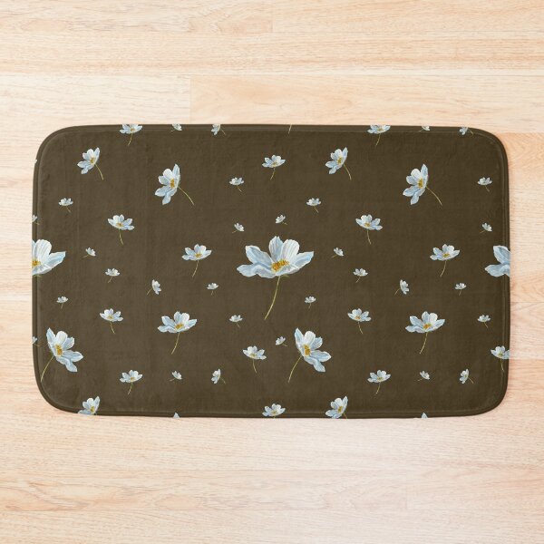 Item preview, Camomile daisy pattern a watercolor pattern green designed and sold by Yana Mustafina | Boho Soulful Designs.