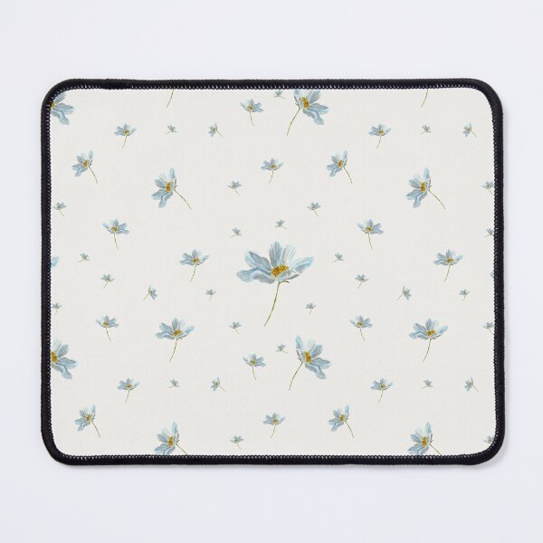 Item preview, Camomile daisy grey pattern a watercolor pattern  designed and sold by Yana Mustafina | Boho Soulful Designs.