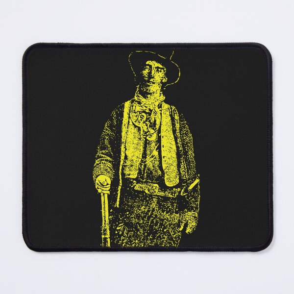 Item preview, Billy the Kid Grunge Pop Distressed Style Billy the Kid Western Outlaw Yellow Version designed and sold by pelagio.