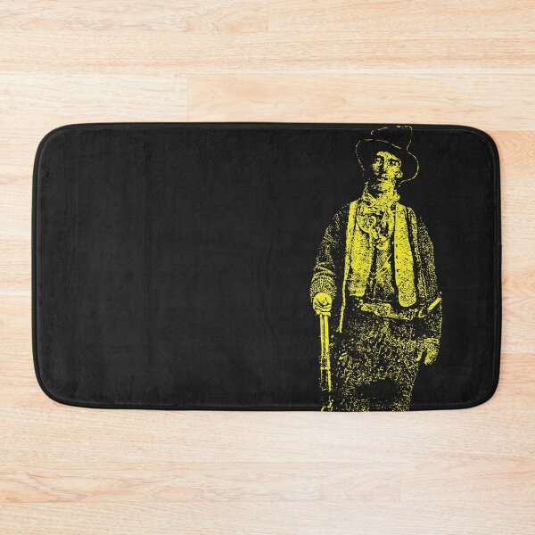 Item preview, Billy the Kid Grunge Pop Distressed Style Billy the Kid Western Outlaw Yellow Version designed and sold by pelagio.