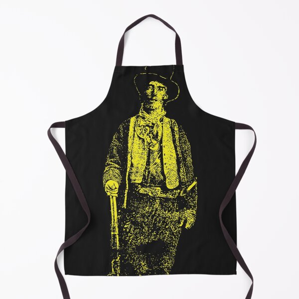 Item preview, Billy the Kid Grunge Pop Distressed Style Billy the Kid Western Outlaw Yellow Version designed and sold by pelagio.