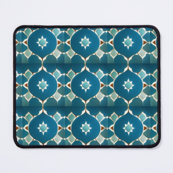 Item preview, blue mosaic of ancient Arab Islamic architecture / piece of art designed and sold by MaissaArt.