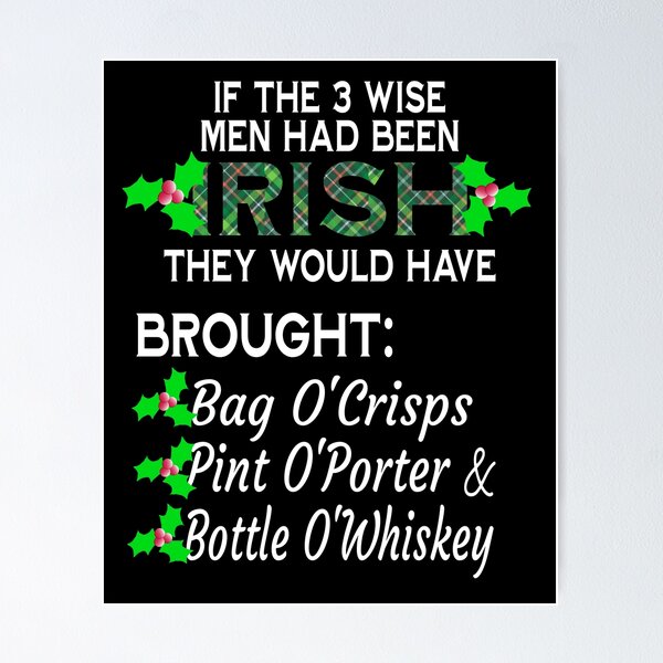 Item preview, Three Not So Wise Irishmen designed and sold by articlave.
