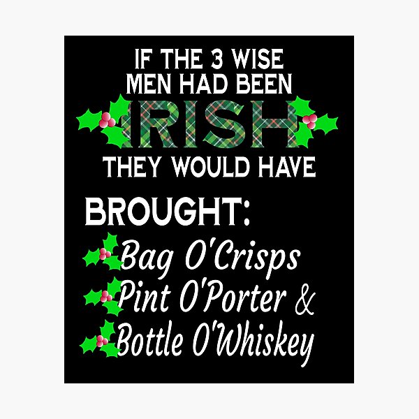 Item preview, Three Not So Wise Irishmen designed and sold by articlave.