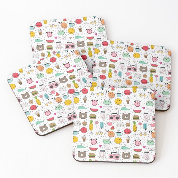Item preview, Cute Colourful doodle pattern  designed and sold by YourPrettyHome.