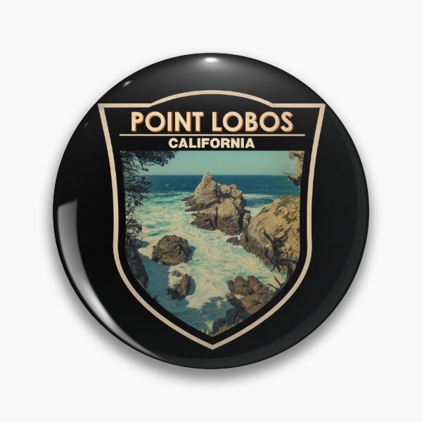Item preview, Point Lobos California Travel Vintage Badge designed and sold by KrisSidDesigns.