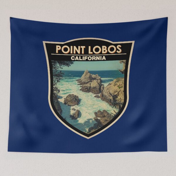 Item preview, Point Lobos California Travel Vintage Badge designed and sold by KrisSidDesigns.