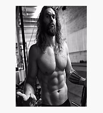 Jason Momoa Shirtless Photographic Print