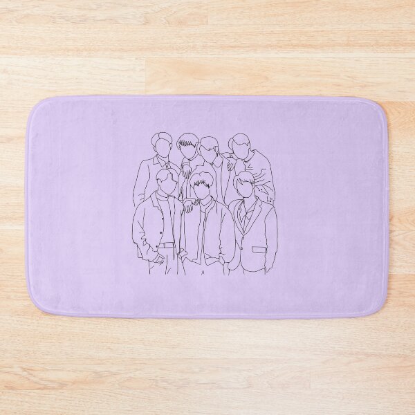 Item preview, BTS - 7 illustration designed and sold by Blissful Brushes.