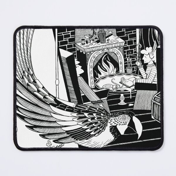 Item preview, The Mysterious Living Room Illustration designed and sold by Isobelle Smith.
