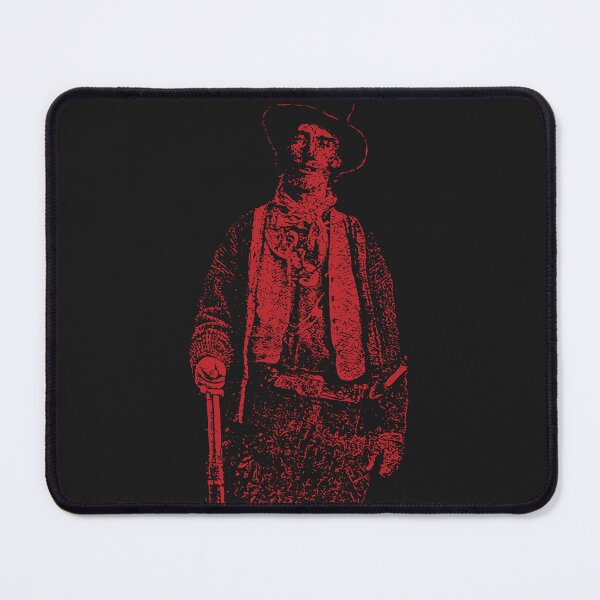 Item preview, Billy the Kid Grunge Pop Distressed Style Billy the Kid Western Outlaw Red Version designed and sold by pelagio.