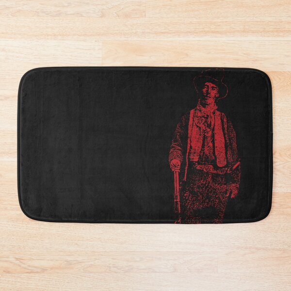 Item preview, Billy the Kid Grunge Pop Distressed Style Billy the Kid Western Outlaw Red Version designed and sold by pelagio.