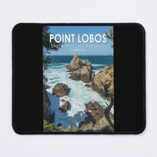 Item preview, Point Lobos State Natural Reserve California Vintage Art designed and sold by KrisSidDesigns.