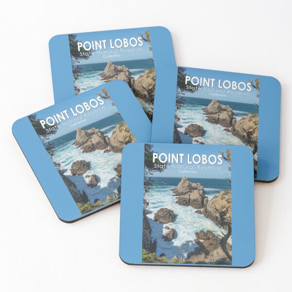 Item preview, Point Lobos State Natural Reserve California Vintage Art designed and sold by KrisSidDesigns.