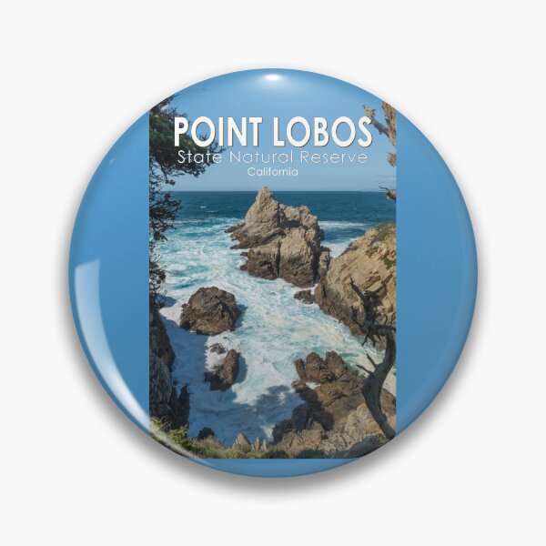 Item preview, Point Lobos State Natural Reserve California Vintage Art designed and sold by KrisSidDesigns.
