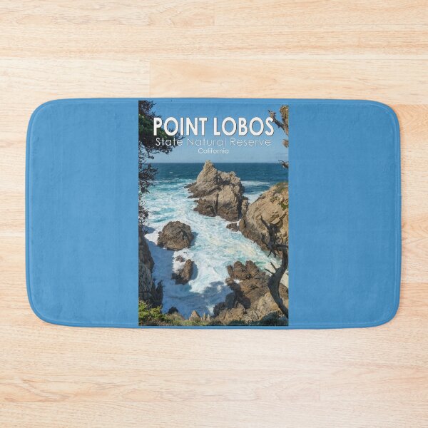 Item preview, Point Lobos State Natural Reserve California Vintage Art designed and sold by KrisSidDesigns.