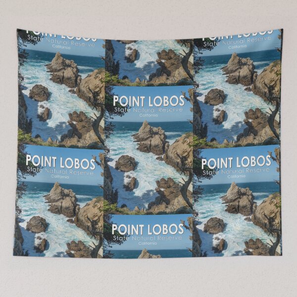 Item preview, Point Lobos State Natural Reserve California Vintage Art designed and sold by KrisSidDesigns.