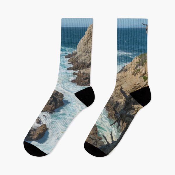 Item preview, Point Lobos State Natural Reserve California Vintage Art designed and sold by KrisSidDesigns.