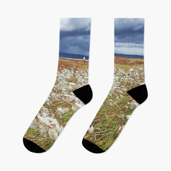 Item preview, Cotton Grass, North York Moors National Park designed and sold by FOLK ART FUSION by heidiannemorris.
