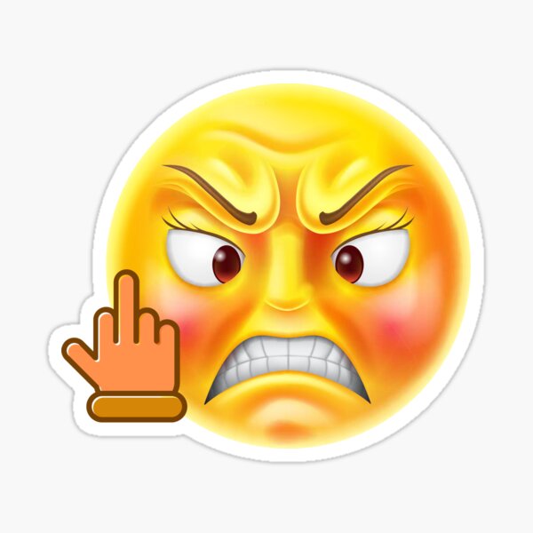 Item preview, Fuck you emoji, Grab It Fast designed and sold by Maria Racolta.
