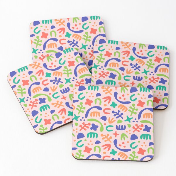 Item preview, Colorful Abstract Shapes Pattern  designed and sold by YourPrettyHome.