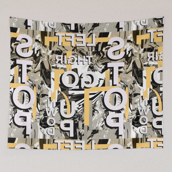 Item preview, Bold typography glitch design designed and sold by TipTopTapo.