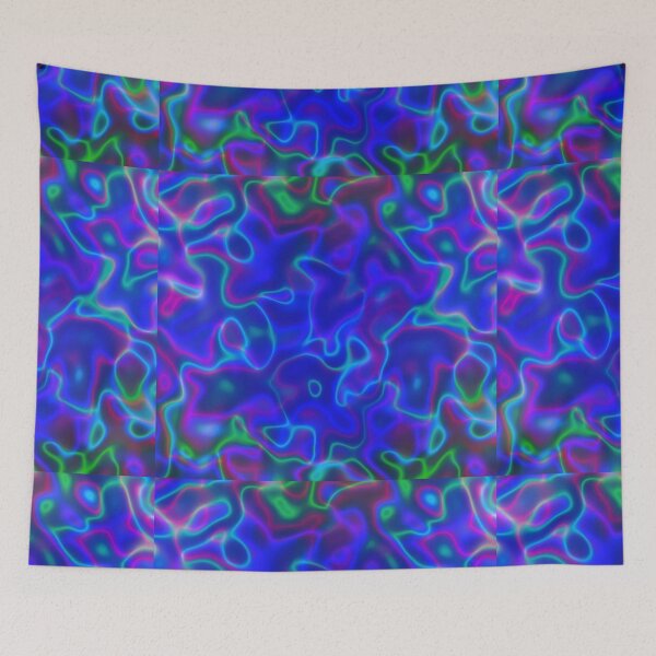 Item preview, Blue Tone Luminescent Swirl - Pattern designed and sold by jolabrese.