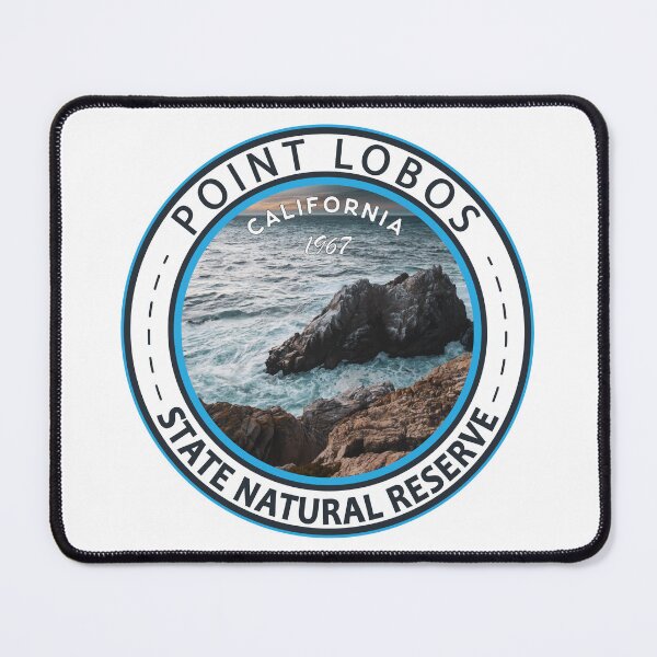 Item preview, Point Lobos State Natural Reserve California Badge designed and sold by KrisSidDesigns.