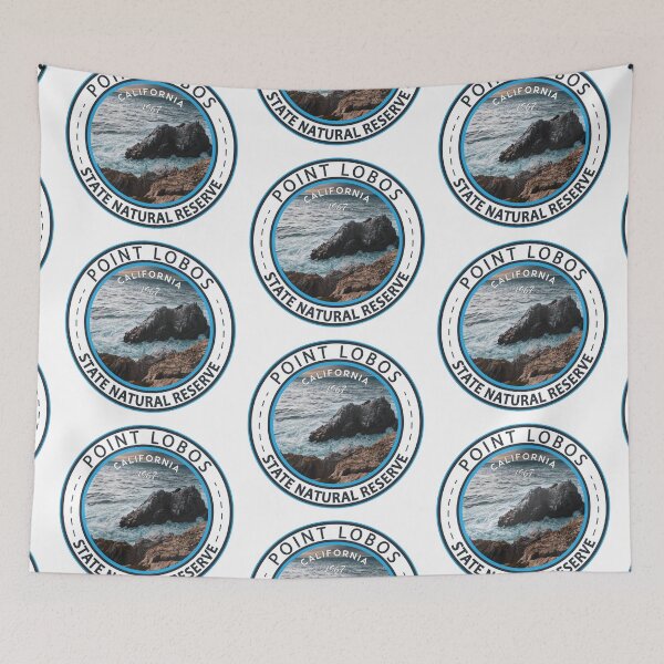 Item preview, Point Lobos State Natural Reserve California Badge designed and sold by KrisSidDesigns.