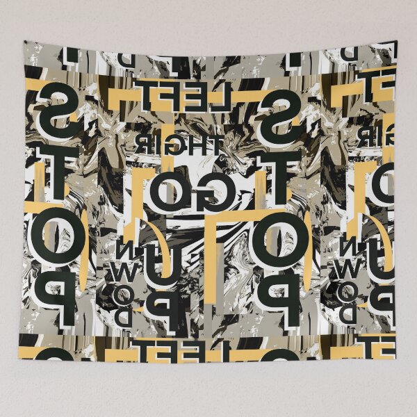 Item preview, Abstract Bold typography glitch design designed and sold by TipTopTapo.