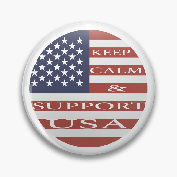 Item preview, Keep Calm And Support Usa designed and sold by GridText.