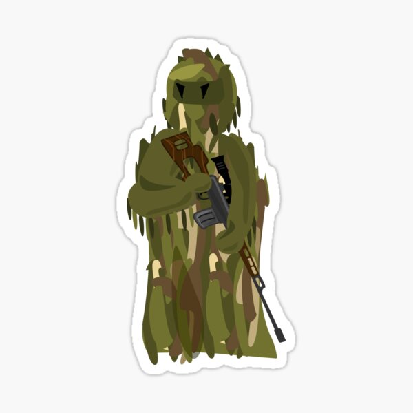 Item preview, Tactical Airsoft Ghillie Suit Sniper (SVD) designed and sold by josephchansen.