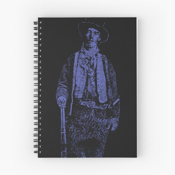 Item preview, Billy the Kid Grunge Pop Distressed Style Billy the Kid Western Outlaw Blue Version designed and sold by pelagio.