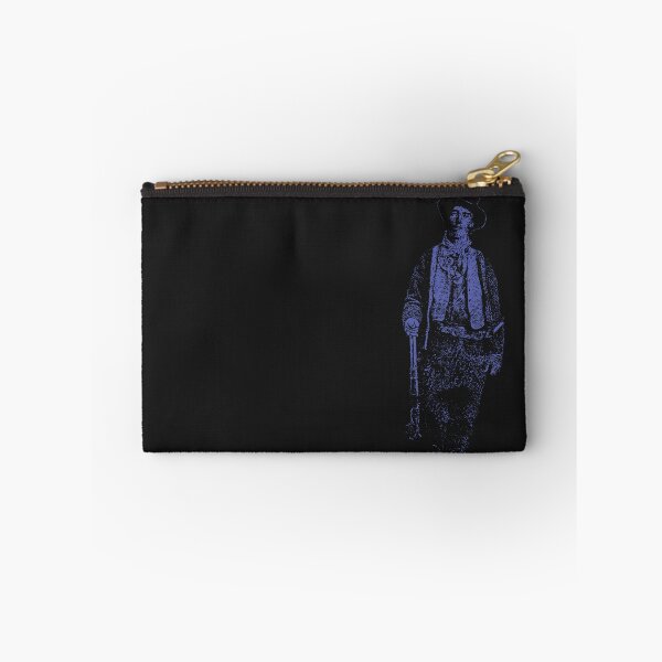 Item preview, Billy the Kid Grunge Pop Distressed Style Billy the Kid Western Outlaw Blue Version designed and sold by pelagio.