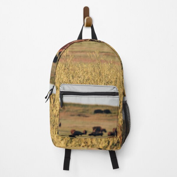 Item preview, bison portrait in the countryside designed and sold by franckreporter.